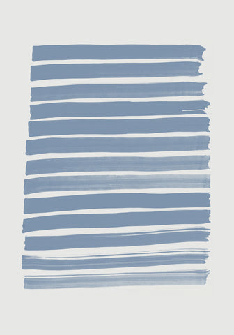 Blue Strokes - Wall Art - By 1x Studio- Gallery Art Company