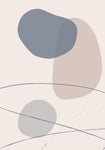 New Shapes Blue No 3 - Wall Art - By 1x Studio- Gallery Art Company