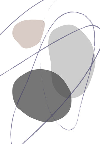 New Shapes Beige No 2 - Wall Art - By 1x Studio- Gallery Art Company