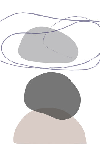 New Shapes Beige 04 - Wall Art - By 1x Studio- Gallery Art Company