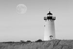 Moon over Marthas Vineyard BW - Wall Art - By Katherine Gendreau- Gallery Art Company