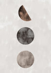 geo_3 amigos_002_brown - Wall Art - By 1x Studio II- Gallery Art Company