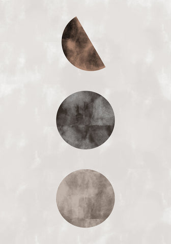 geo_3 amigos_002_brown - Wall Art - By 1x Studio II- Gallery Art Company