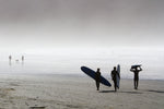 Surfing Time in a Foggy Day - Wall Art - By Ugur Erkmen- Gallery Art Company