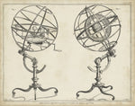 Antique Armillary Spheres - Wall Art - By George Adams- Gallery Art Company