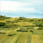 Green Gold Valley I - Wall Art - By Grace Popp- Gallery Art Company