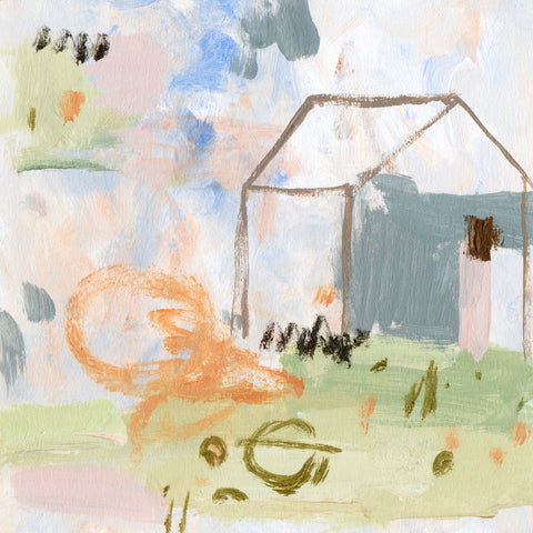 Hopscotch Doodles I - Wall Art - By Melissa Wang- Gallery Art Company