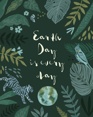Earth Day Everyday I - Wall Art - By Victoria Barnes- Gallery Art Company