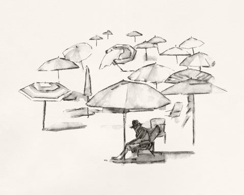 Rough Seaside Sketch II - Wall Art - By Emma Caroline- Gallery Art Company