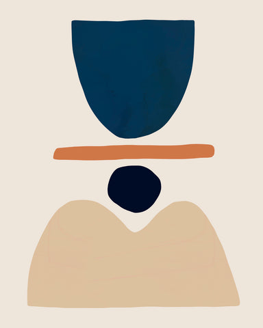 Fraction Stack II - Wall Art - By Victoria Barnes- Gallery Art Company