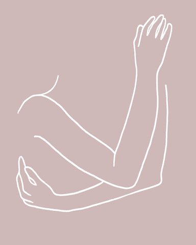 Linear Embrace I - Wall Art - By Annie Warren- Gallery Art Company