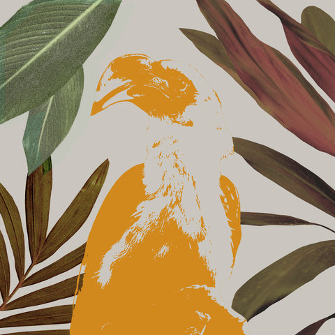 Graphic Tropical Bird II - Wall Art - By Annie Warren- Gallery Art Company