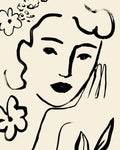 Matisse's Muse Portrait II - Wall Art - By Victoria Barnes- Gallery Art Company