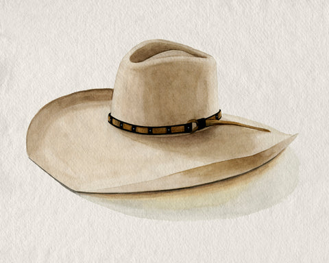 Cowboy Hat I - Wall Art - By Grace Popp- Gallery Art Company