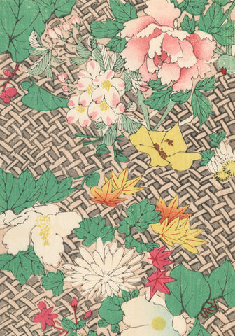 Japanese Floral Design IV - Wall Art - By Korin Furuya- Gallery Art Company