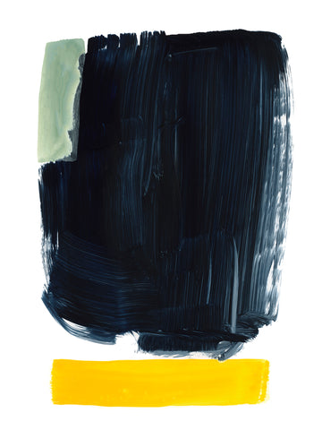 Navy Blue Field I - Wall Art - By Victoria Barnes- Gallery Art Company