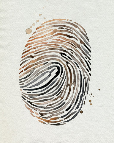 Finger Print II - Wall Art - By Grace Popp- Gallery Art Company