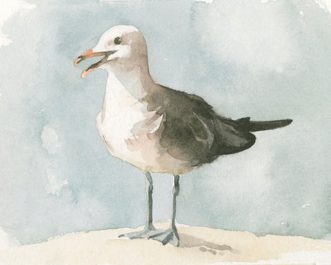 Simple Seagull II - Wall Art - By Emma Caroline- Gallery Art Company