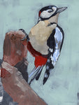 Woodpecker Paintstrokes II - Wall Art - By Jennifer Paxton Parker- Gallery Art Company