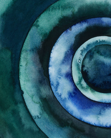 Cobalt Vortex I - Wall Art - By Grace Popp- Gallery Art Company