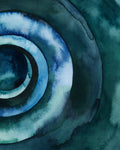Cobalt Vortex II - Wall Art - By Grace Popp- Gallery Art Company