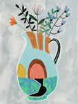 Collage Vase III - Wall Art - By Melissa Wang- Gallery Art Company