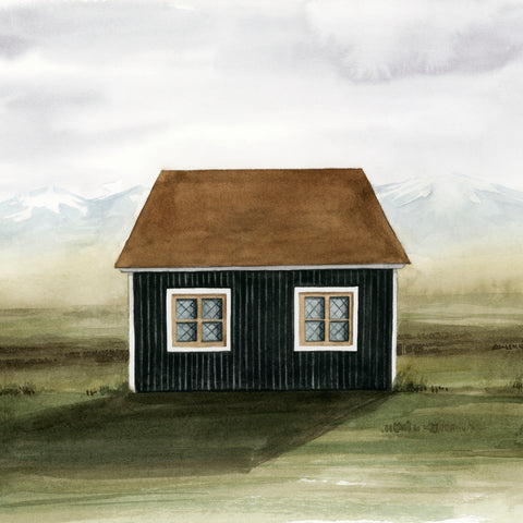 Nordic Cottage II - Wall Art - By Grace Popp- Gallery Art Company