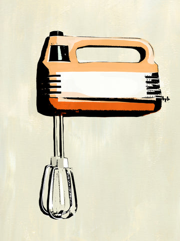 Retro Kitchen Appliance III - Wall Art - By Annie Warren- Gallery Art Company