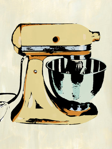 Retro Kitchen Appliance IV - Wall Art - By Annie Warren- Gallery Art Company