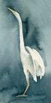 Simple Egret IV - Wall Art - By Emma Caroline- Gallery Art Company