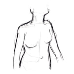 Linear Nude I - Wall Art - By June Erica Vess- Gallery Art Company