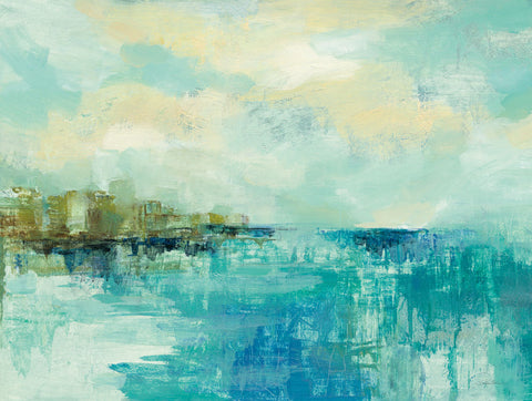 Cliff Side Town Crop - Wall Art - By Silvia Vassileva- Gallery Art Company
