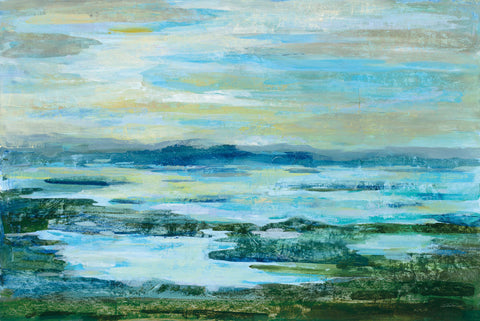 Northern Lake Green - Wall Art - By Silvia Vassileva- Gallery Art Company