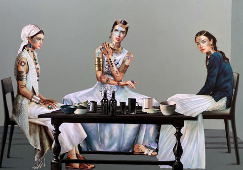 Resting - Wall Art - By Solmaz Tohidloo- Gallery Art Company