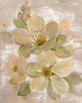 White on White Floral I - Wall Art - By Silvia Vassileva- Gallery Art Company