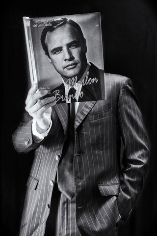Reading like a cinema star - Wall Art - By Kike Balenzategui- Gallery Art Company
