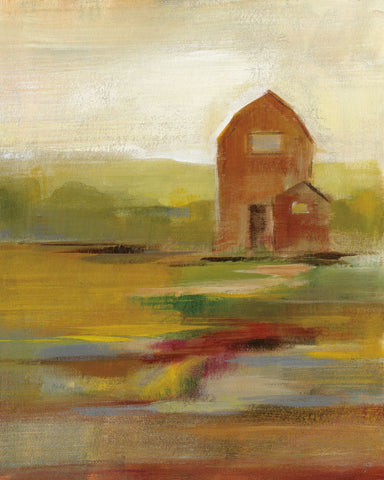 Hillside Barn II - Wall Art - By Silvia Vassileva- Gallery Art Company