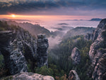 Sunrise on the Rocks - Wall Art - By Andreas Wonisch- Gallery Art Company