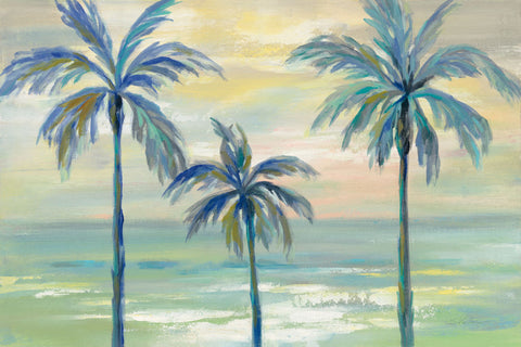 Marine Layer Palms - Wall Art - By Silvia Vassileva- Gallery Art Company