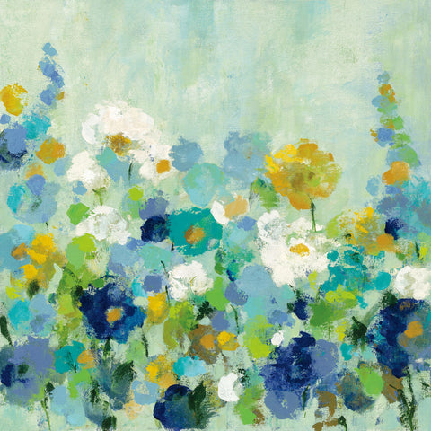 Midsummer Garden White Flowers - Wall Art - By Silvia Vassileva- Gallery Art Company