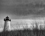 Lighthouse at Sunset BW - Wall Art - By Aledanda- Gallery Art Company