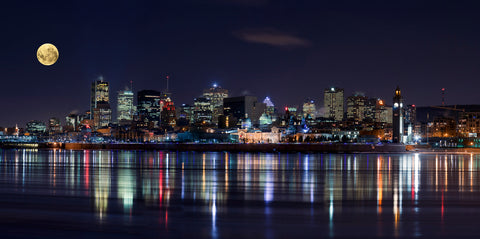 Montreal Night - Wall Art - By YuppiDu- Gallery Art Company