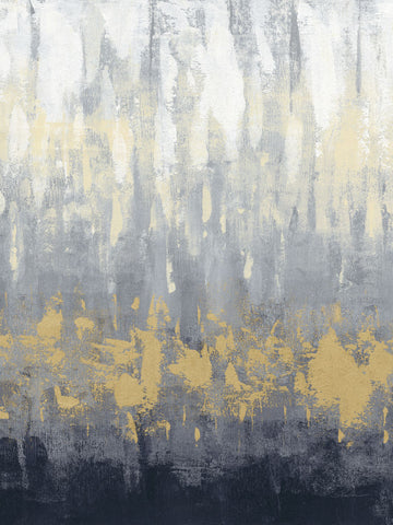 Rain on Asphalt II Navy - Wall Art - By Silvia Vassileva- Gallery Art Company