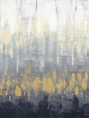 Rain on Asphalt III Navy - Wall Art - By Silvia Vassileva- Gallery Art Company