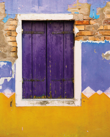 Windows of Burano IV - Wall Art - By Aledanda- Gallery Art Company