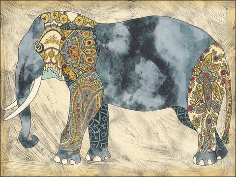 Royal Elephant - Wall Art - By Chariklia Zarris- Gallery Art Company