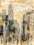 Manhattan Gray and Gold I - Wall Art - By Silvia Vassileva- Gallery Art Company