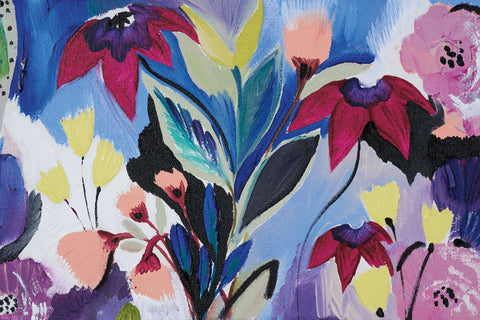 Happy Flower Bar II - Wall Art - By Joan E. Davis- Gallery Art Company
