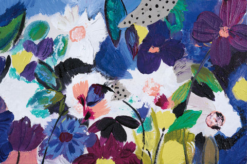 Happy Flower Bar III - Wall Art - By Joan E. Davis- Gallery Art Company