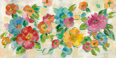 Playful Floral Trio I - Wall Art - By Silvia Vassileva- Gallery Art Company
